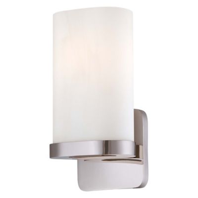 George Kovacs 1-Light Wall Sconce with Etched Opal Glass Shade - Bed Bath & Beyond